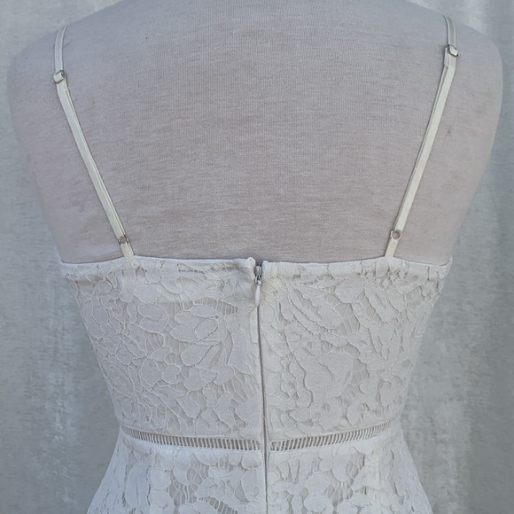 ASTR the Label White Spaghetti Strap Lace Dress - Picture 8 of 15